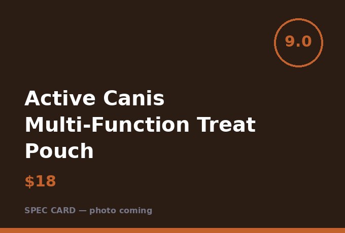Active Canis Multi-Function Treat Pouch