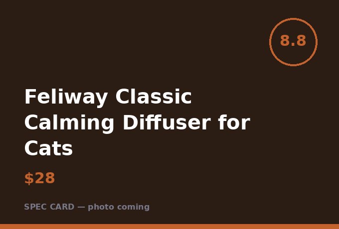 Feliway Classic Calming Diffuser for Cats