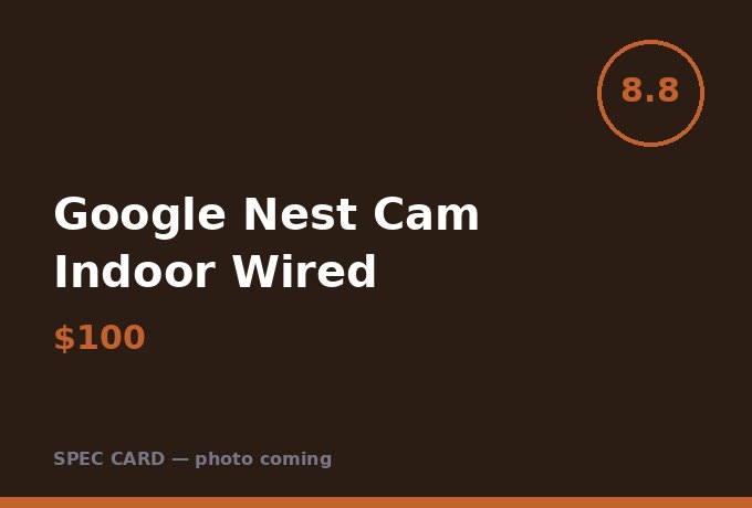 Google Nest Cam Indoor Wired
