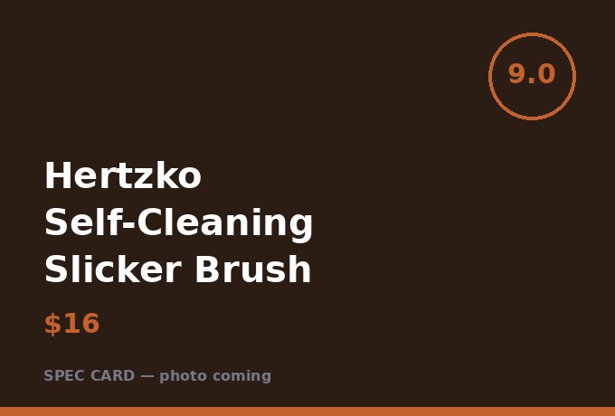 Hertzko Self-Cleaning Slicker Brush