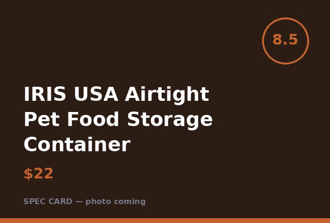 IRIS USA Airtight Pet Food Storage Container
