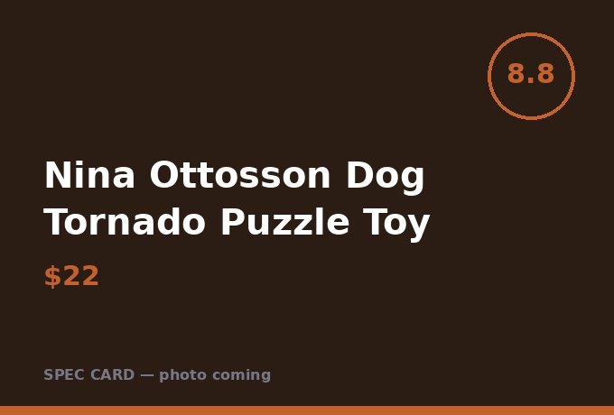 Nina Ottosson Dog Tornado Puzzle Toy