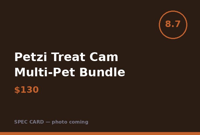 Petzi Treat Cam Multi-Pet Bundle