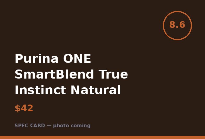Purina ONE SmartBlend True Instinct Natural