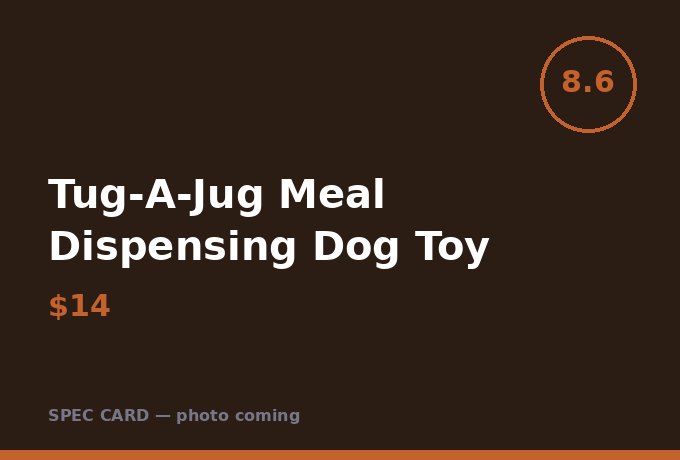 Tug-A-Jug Meal Dispensing Dog Toy