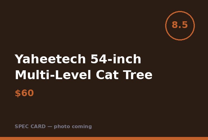 Yaheetech 54-inch Multi-Level Cat Tree
